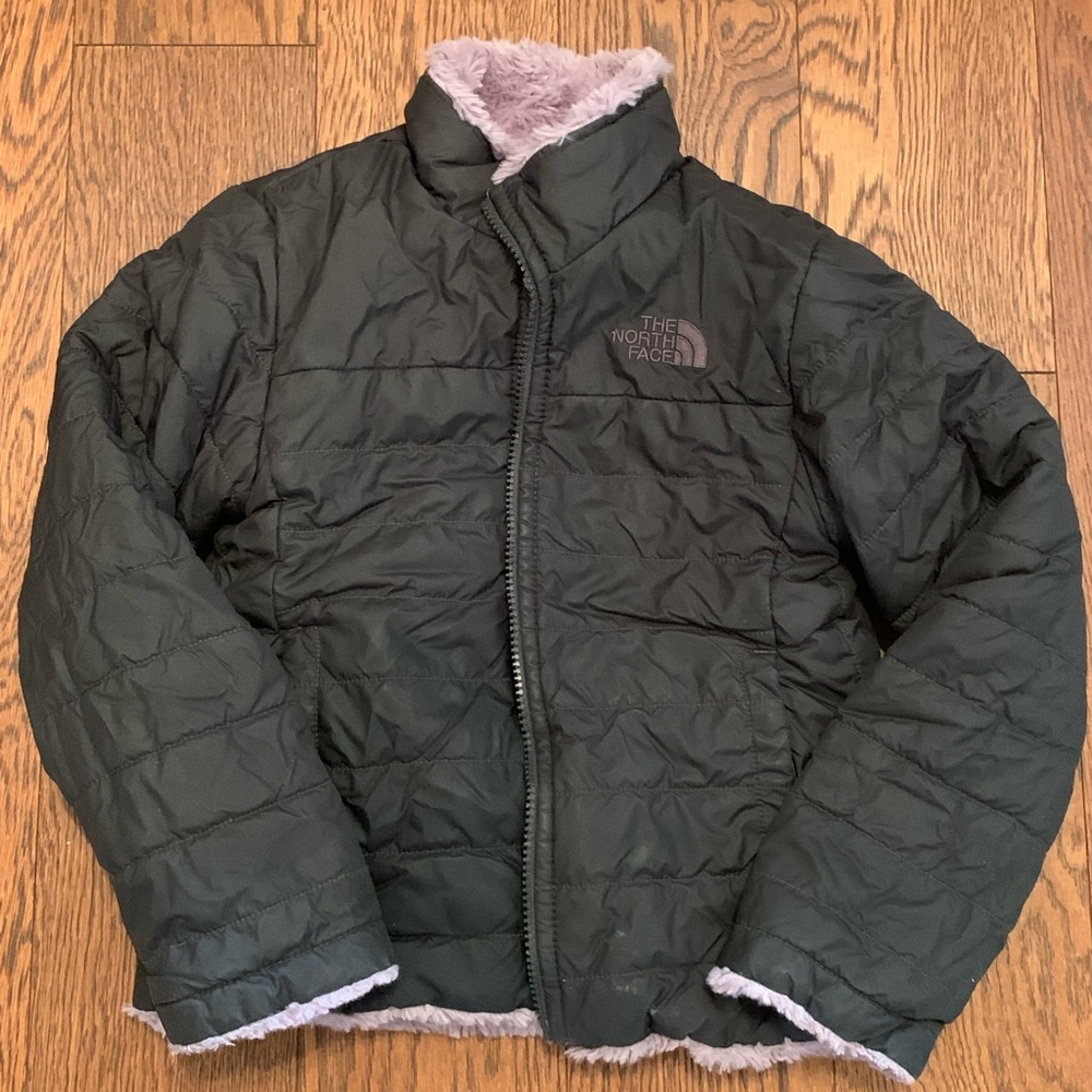 Girls Northface reversible jacket (small)
